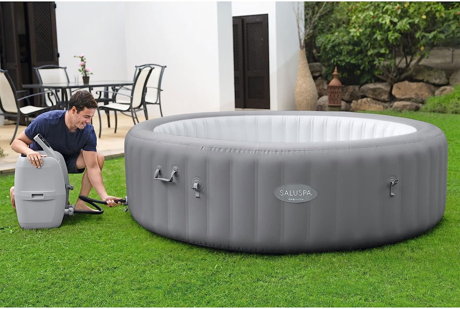 Grenada Hot Tub | Bestway SaluSpa | Round Inflatable Spa