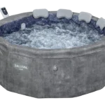 SaluSpa 67'' x 25.5''/1.70m x 65cm Paris ThermaCore UltraFit Smart Airjet Plus 6 Grey Marble