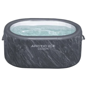 Saluspa Arctic Ice Spa Inflatable Hot Tub, Gray