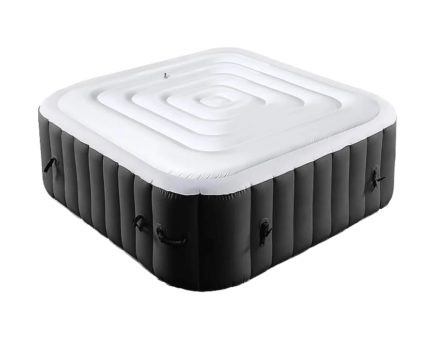 Tlswshsy 4.2Ft Inflatable Hot Tub Cover- Energy Saving