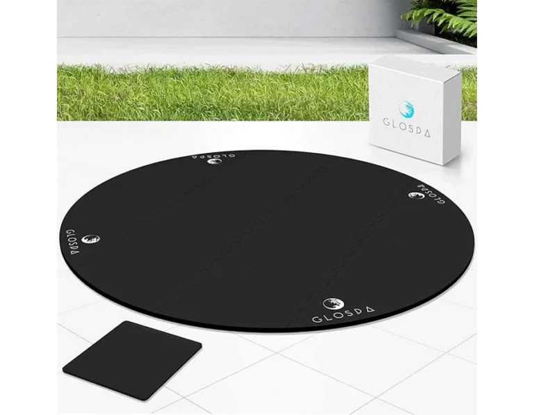 Hot Tub Mat for Inflatable Tub, 77'' Hot Tub Pad Foundation
