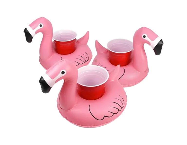 GoFloats Inflatable Pool and Hot Tub Drink Holders (3 Pack) (Choose - Unicorn, Flamingo, Palm Tree and More)