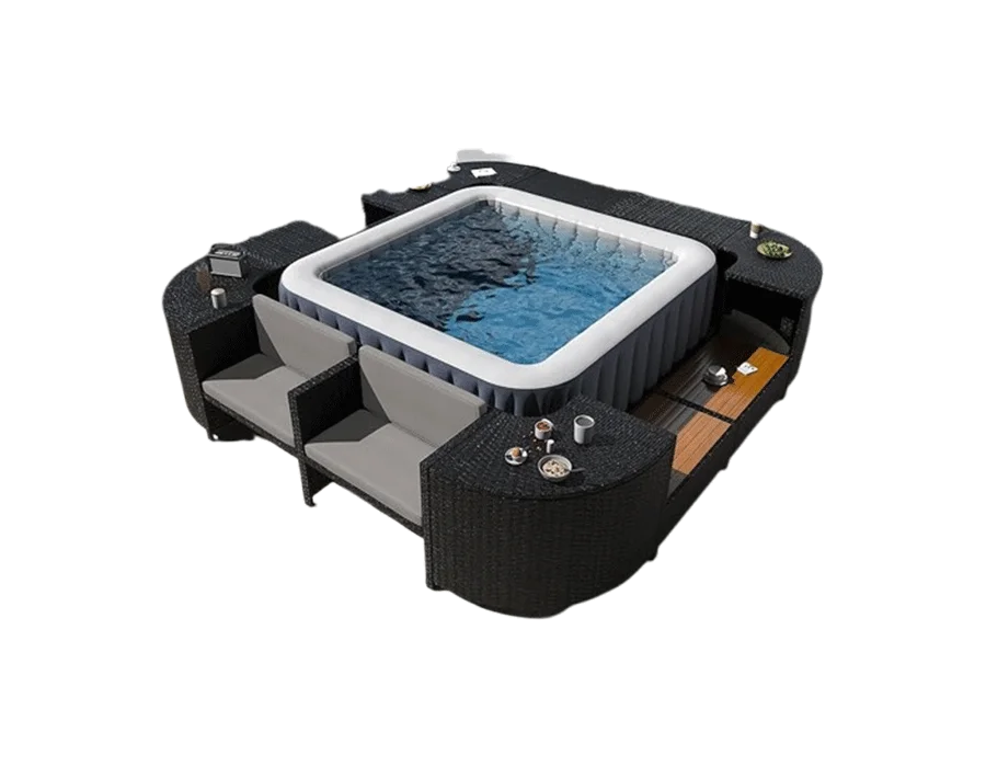 P PURLOVE Spa Surround, Quadrilateral Patio