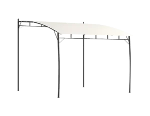 Outsunny 10' x 10' Outdoor Pergola Gazebo with UV-Resistant Canopy and Metal Frame