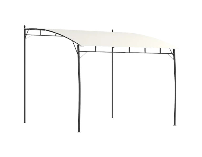 Outsunny 10' x 10' Outdoor Pergola Gazebo with UV-Resistant Canopy and Metal Frame